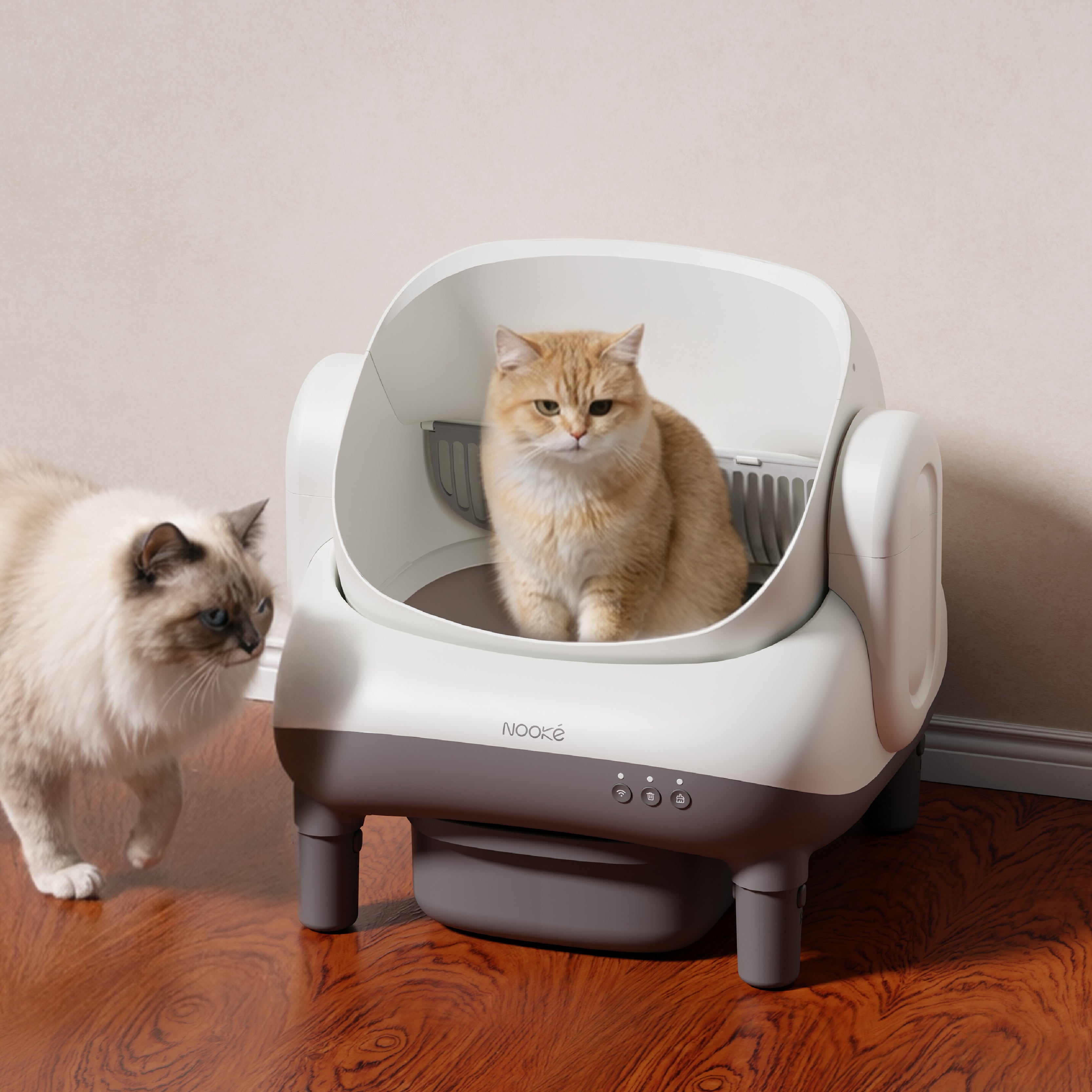Popo Open-Top Smart Cat Litter Box