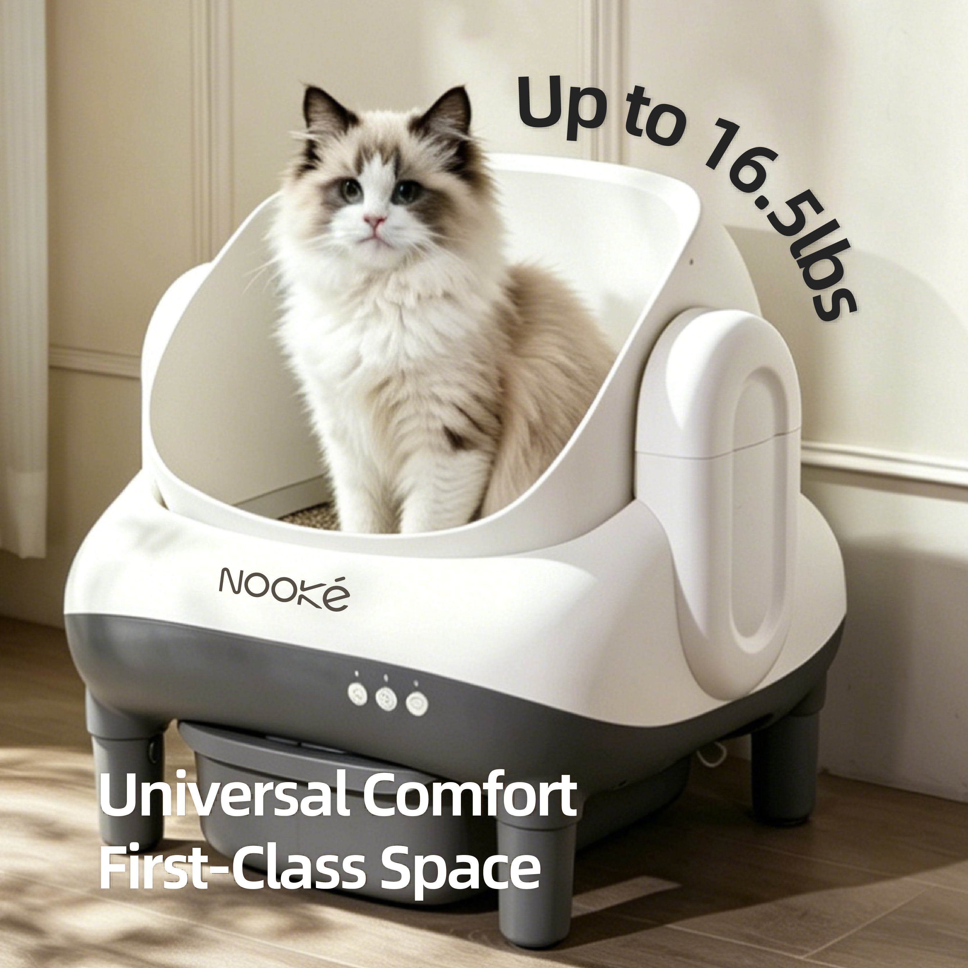 Popo Open-Top Smart Cat Litter Box