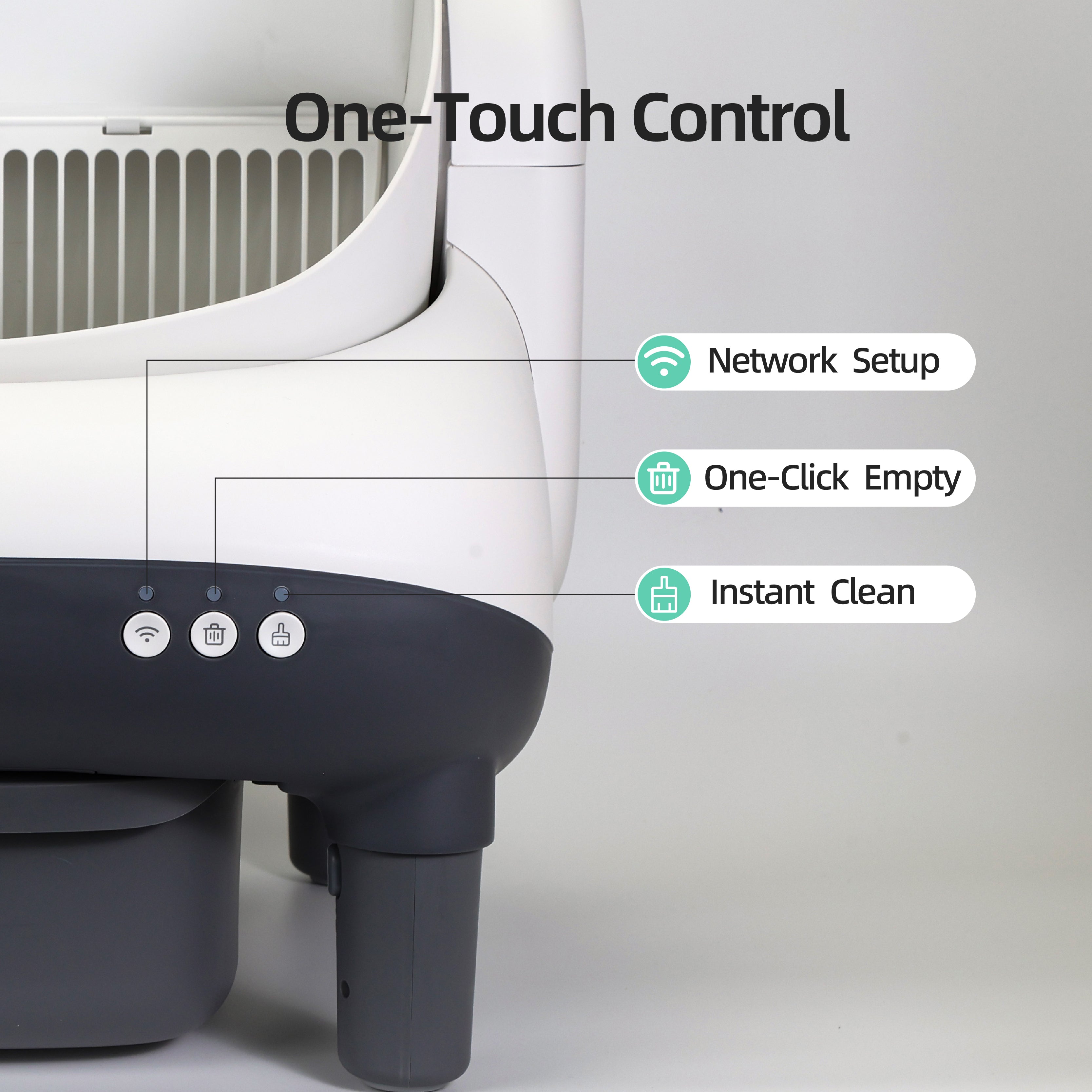 Popo Open-Top Smart Cat Litter Box